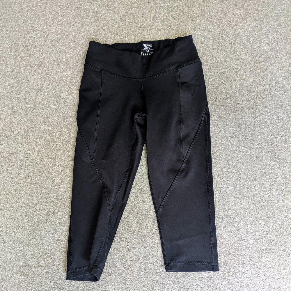 Reebok Women's Black Capris Length Leggings